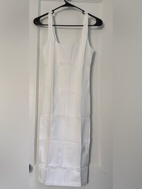 NWT Forever 21 White Knee-Length Knit Dress | Size Small